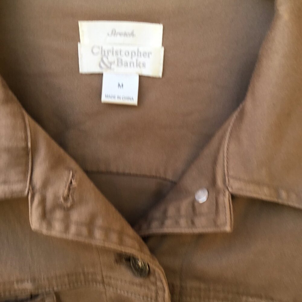 Spring/Summer Light Weight Brown Jacket With Some… - image 3